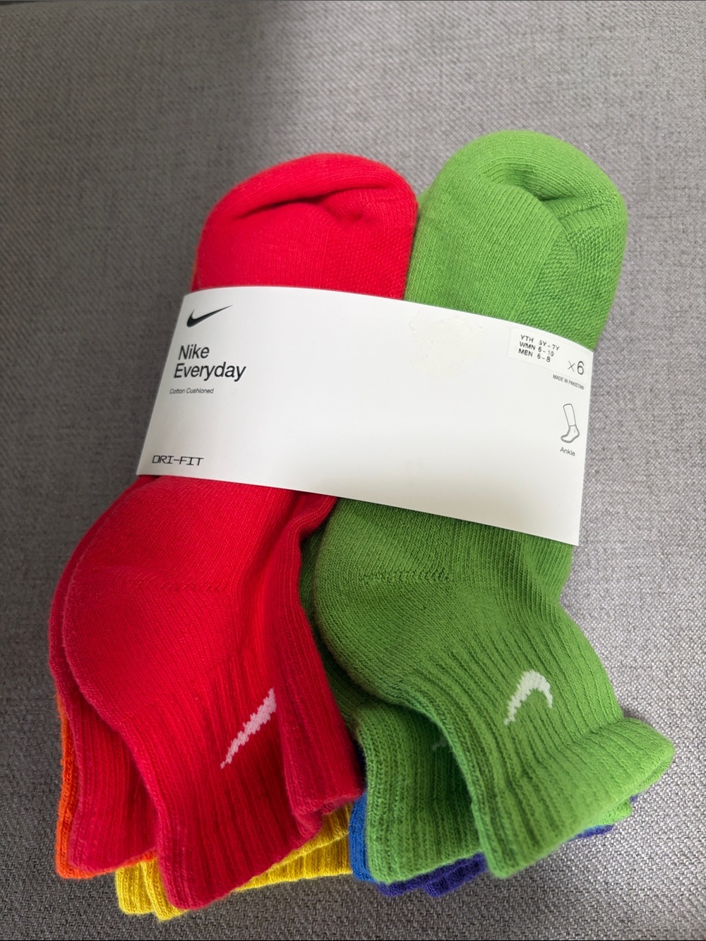 Nike Everyday Athletic Socks - (6-Pack)